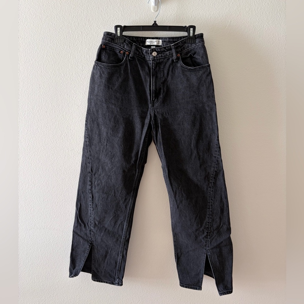 Abercrombie & Fitch Women's Black High Rise Jeans